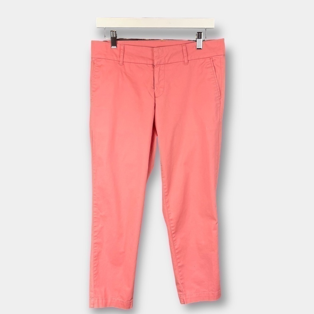 Kut from the Kloth Cropped Chino Pants Coral Size 4